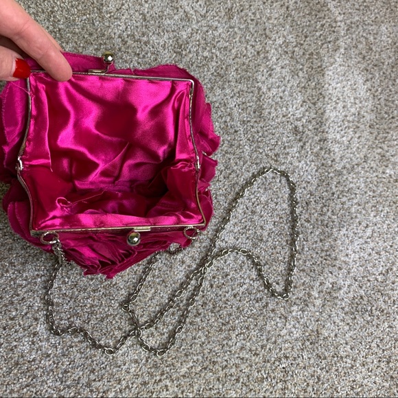 Pink Floral Crossbody Purse - Picture 9 of 9